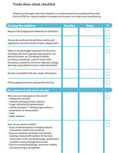 Detail Exhibition Planning Template Nomer 49