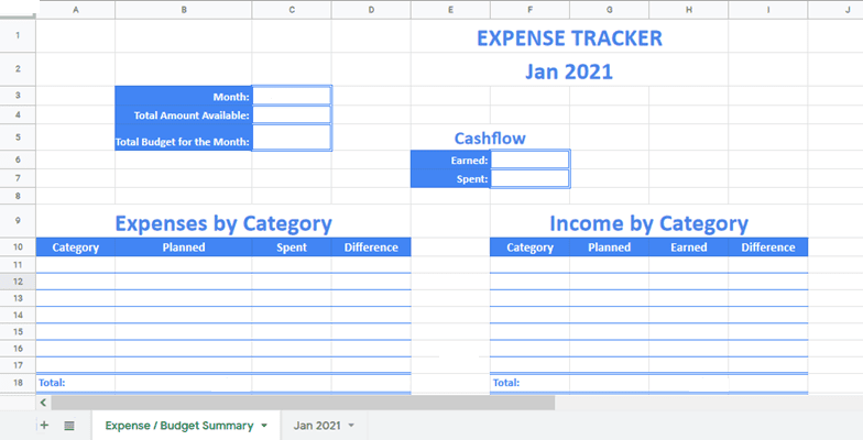 Detail Expenses Template Google Sheets Nomer 53