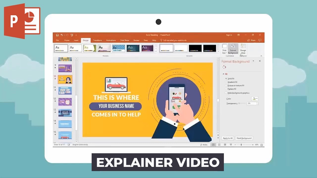 Detail Explainer Powerpoint Template Nomer 12