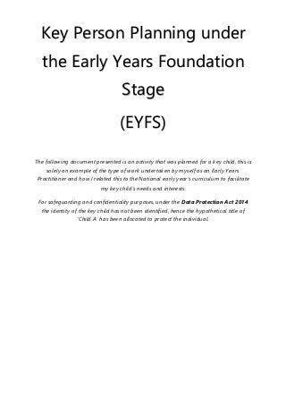Detail Eyfs Planning Template 2019 Koleksi Nomer 30