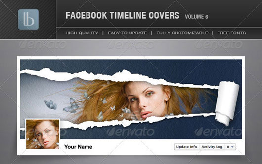 Detail Facebook Cover Photoshop Template Nomer 28