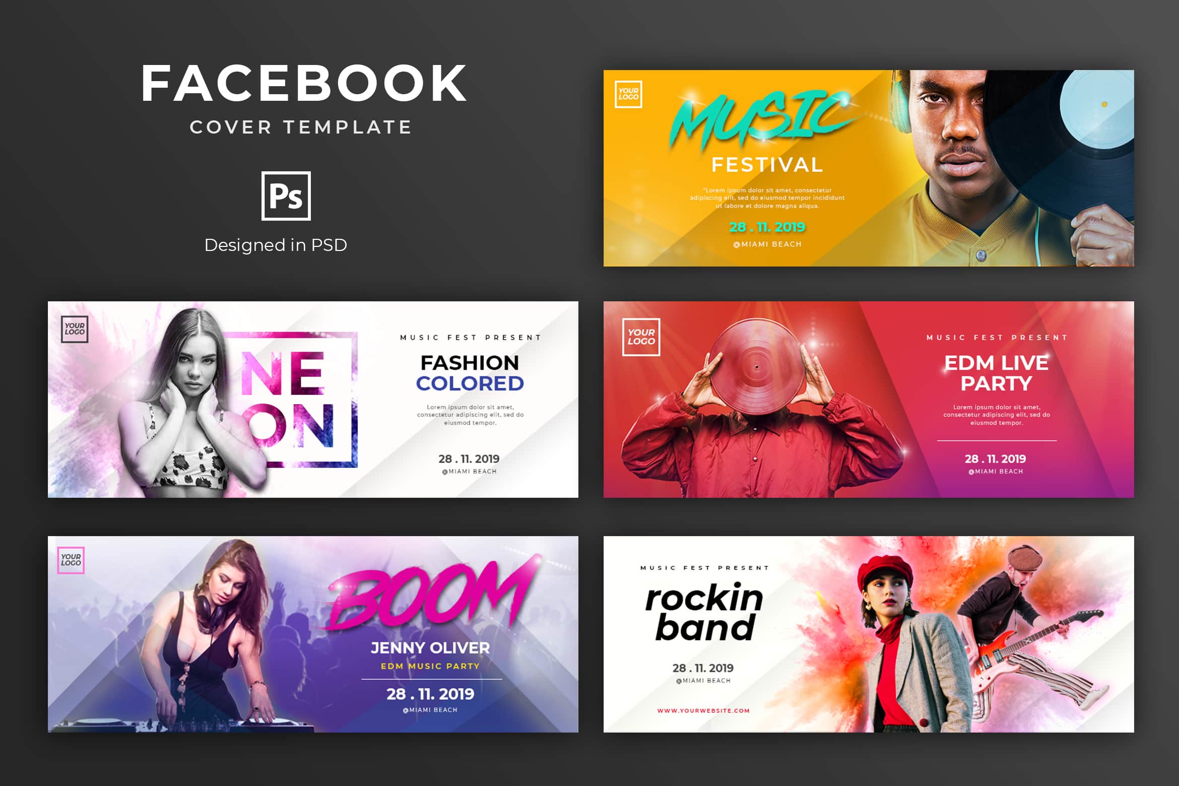 Detail Facebook Cover Template Nomer 38