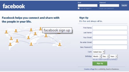 Detail Facebook Login Template Nomer 18