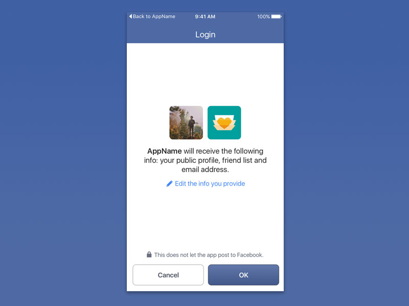 Detail Facebook Login Template Nomer 20