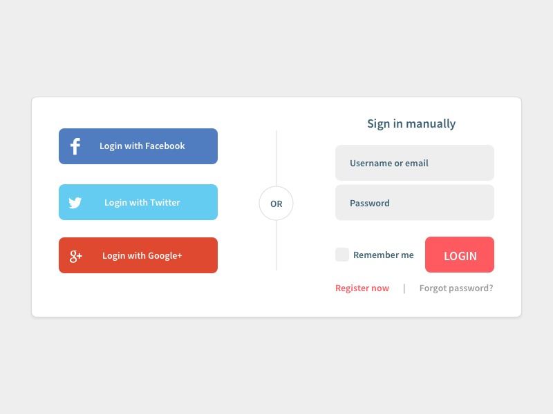 Detail Facebook Login Template Nomer 42