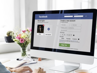 Detail Facebook Login Template Nomer 44