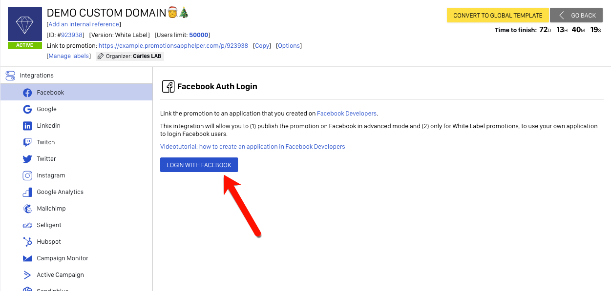 Detail Facebook Login Template Nomer 47