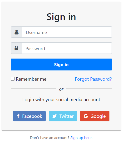 Detail Facebook Login Template Nomer 9