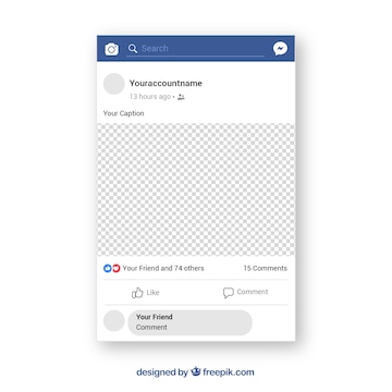 Detail Facebook News Feed Template Nomer 11