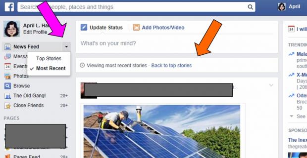 Detail Facebook News Feed Template Nomer 18