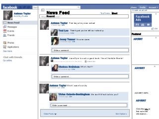 Detail Facebook News Feed Template Nomer 50