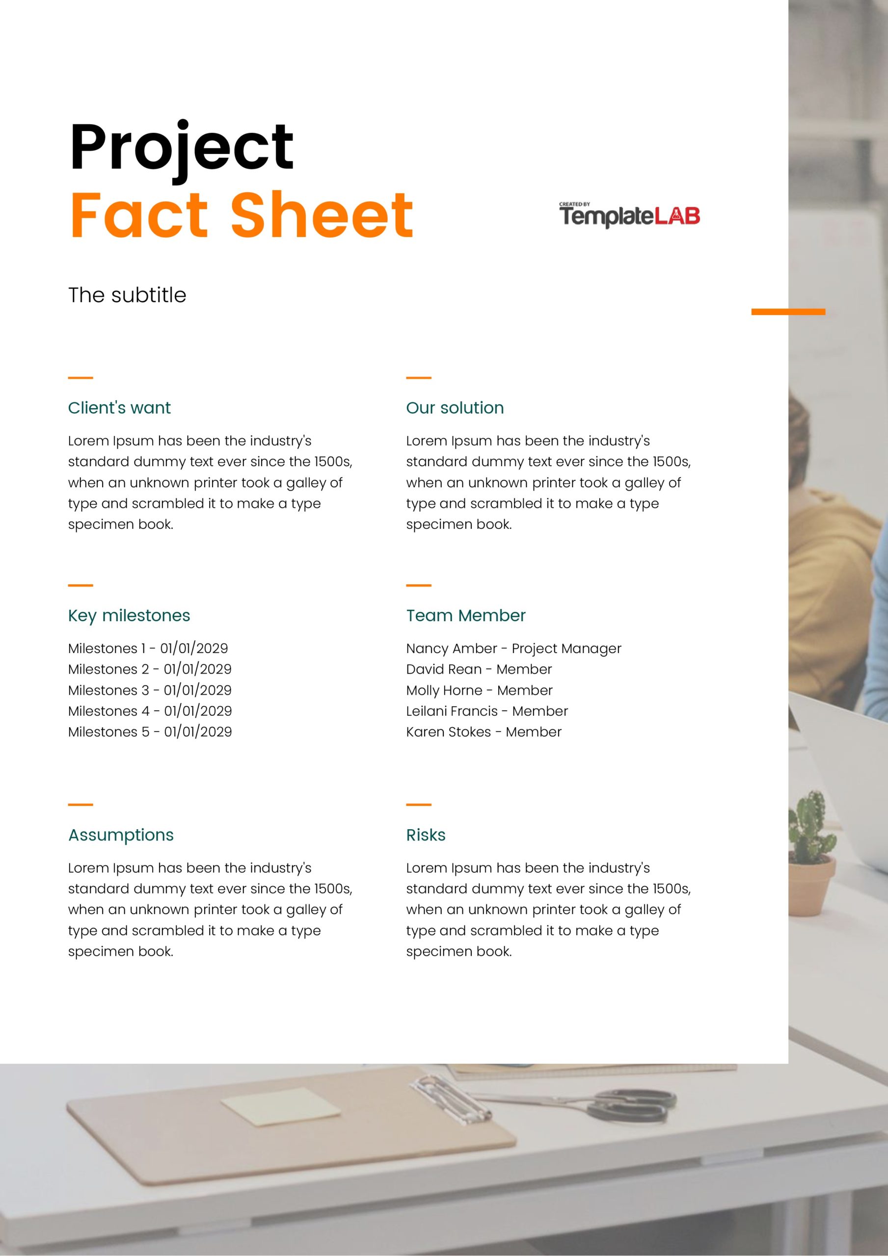 Detail Fact File Template Powerpoint Nomer 17