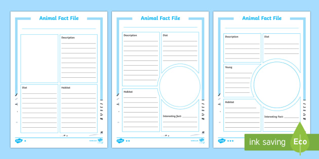 Detail Fact File Template Powerpoint Nomer 22