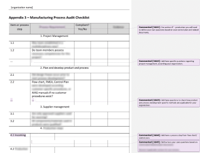 Detail Factory Audit Template Nomer 2