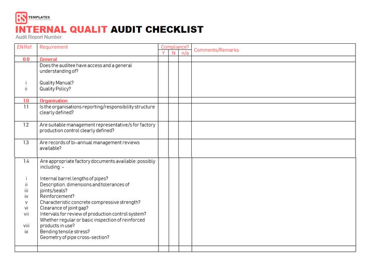 Detail Factory Audit Template Nomer 29