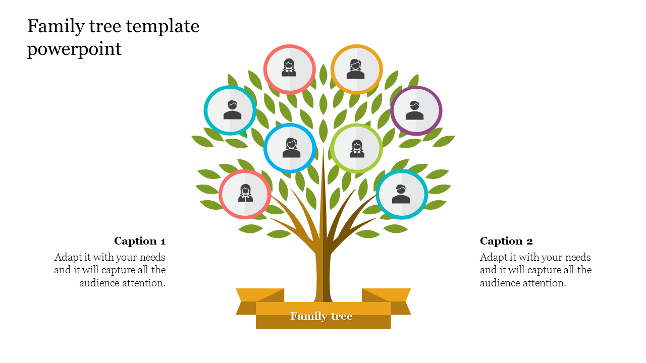 Detail Family Tree Ppt Template Nomer 2