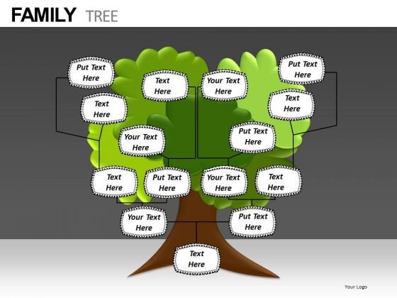 Detail Family Tree Ppt Template Nomer 14