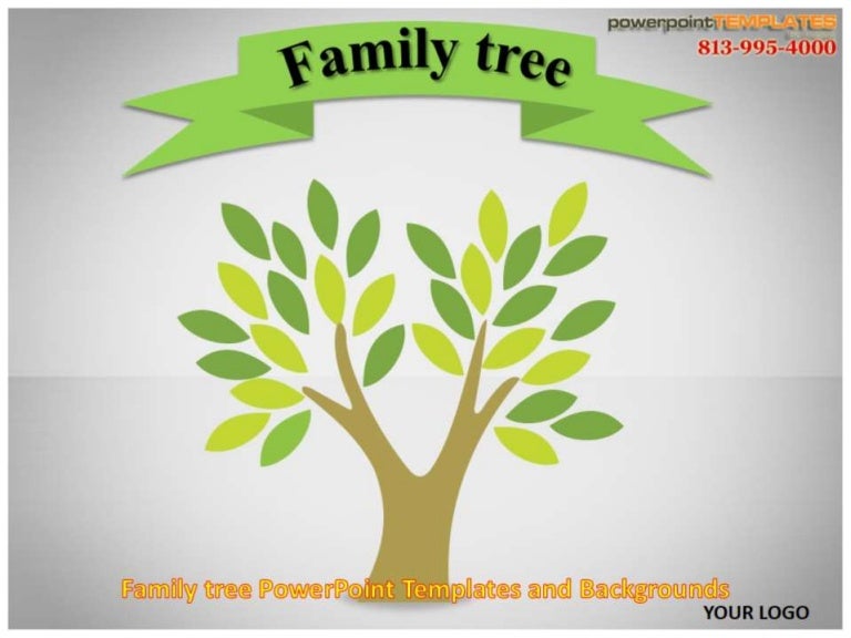 Detail Family Tree Ppt Template Nomer 19