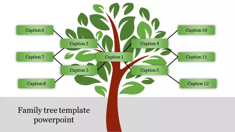 Detail Family Tree Ppt Template Nomer 38