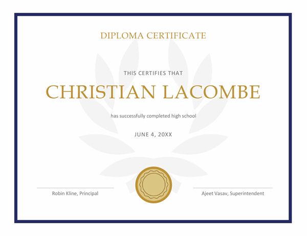 Detail Fancy Certificate Template Nomer 12