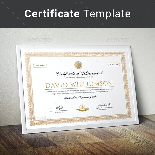 Detail Fancy Certificate Template Nomer 47