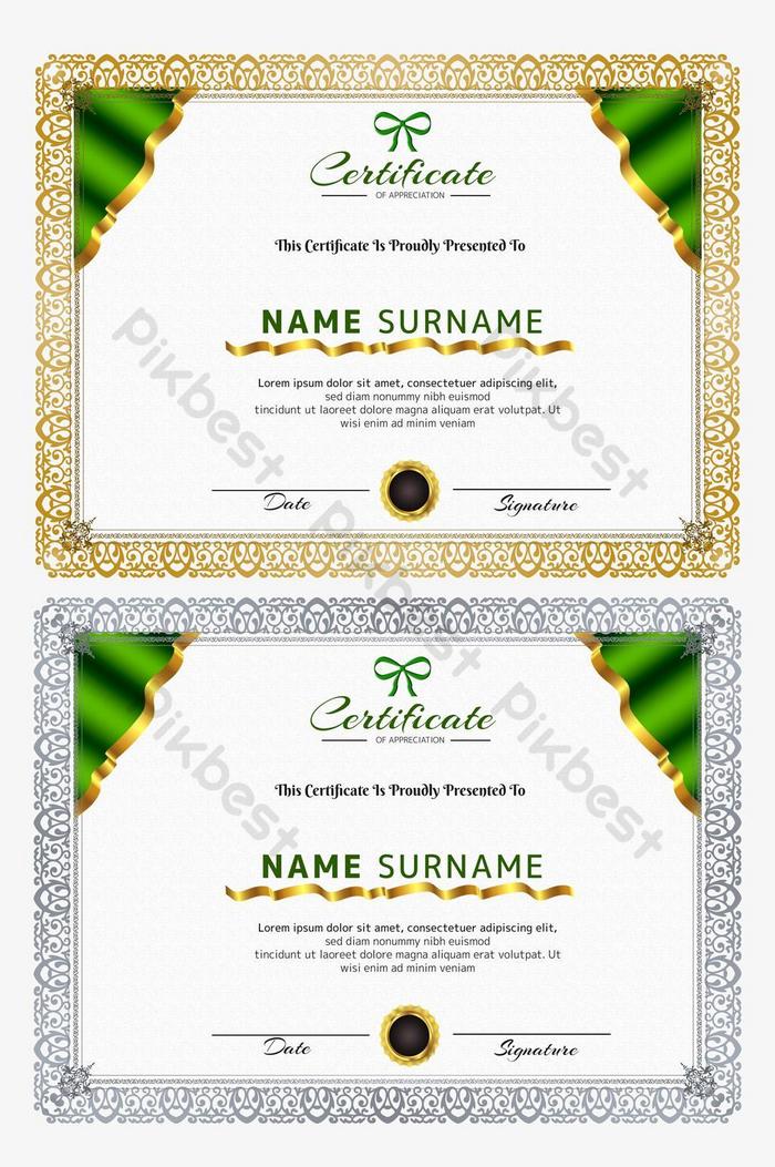 Detail Fancy Certificate Template Nomer 48