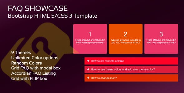 Detail Faq Template Bootstrap Free Nomer 28
