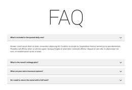 Detail Faq Template Bootstrap Free Nomer 33