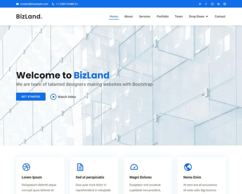 Detail Faq Template Bootstrap Free Nomer 6
