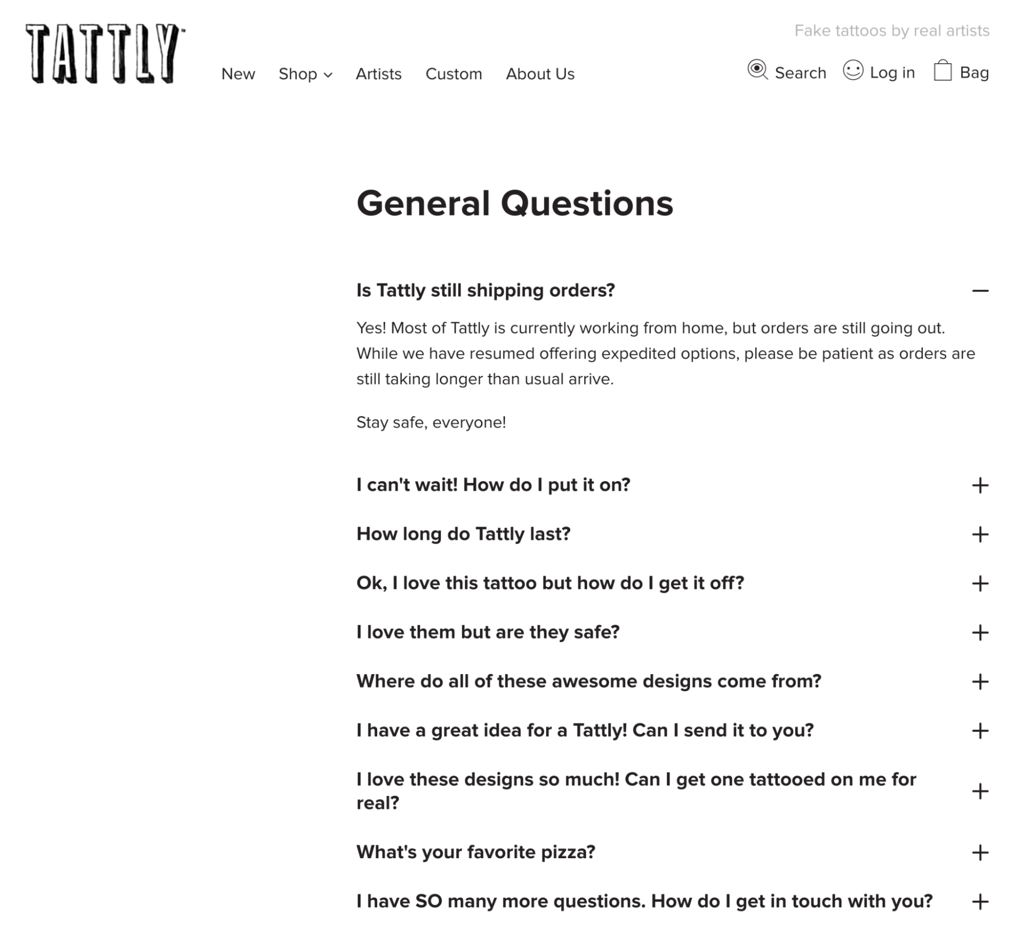 Detail Faq Template Shopify Nomer 3