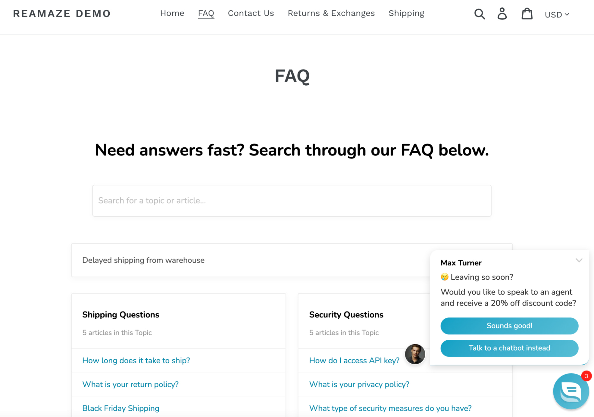 Detail Faq Template Shopify Nomer 4