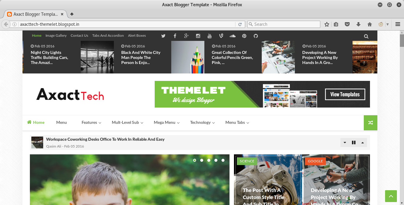 Detail Fasel Blogger Template Nomer 20