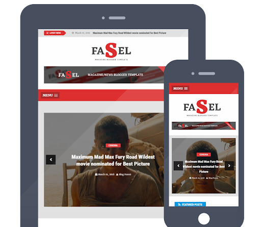 Detail Fasel Blogger Template Nomer 5