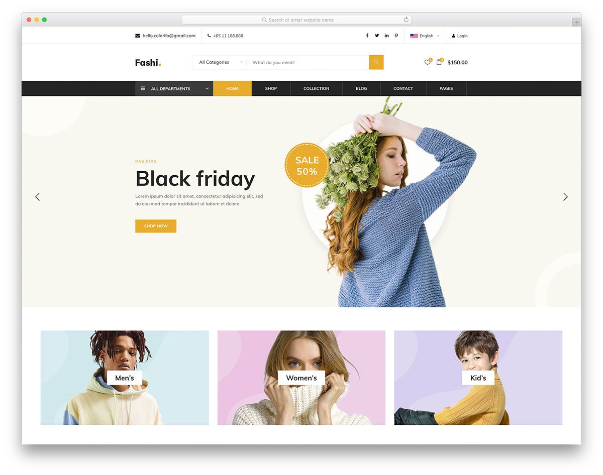 Detail Fashe Colorlib Template Nomer 6