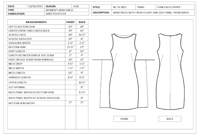Detail Fashion Design Sheet Template Nomer 6