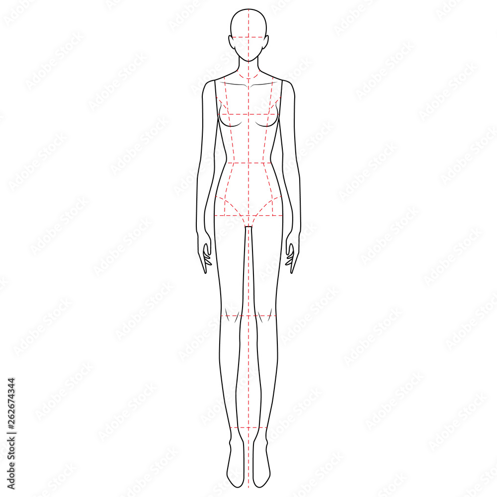 Detail Fashion Figure Template Nomer 10