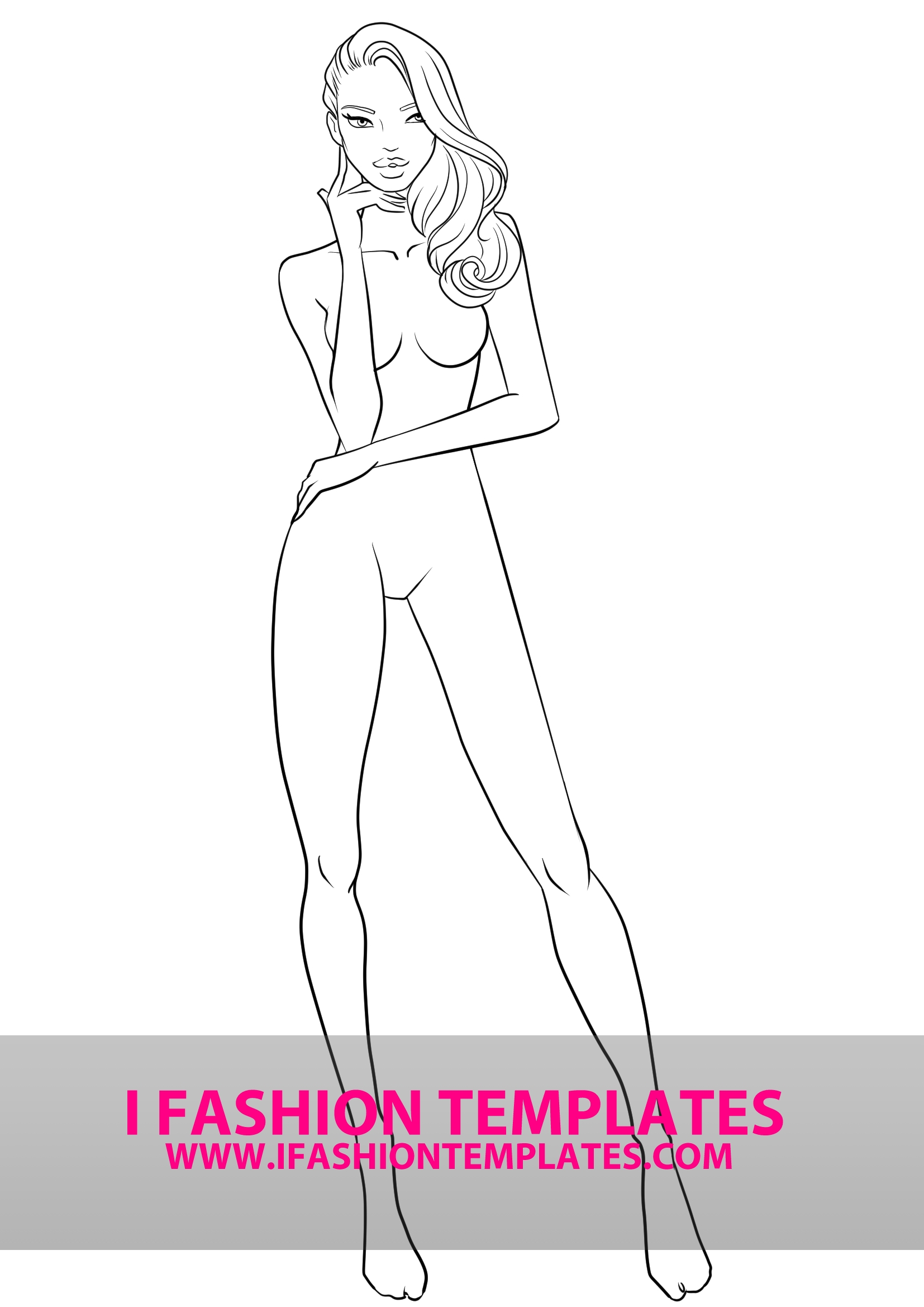 Detail Fashion Figure Template Nomer 22