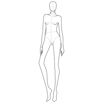 Detail Fashion Figure Template Nomer 23