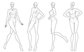 Detail Fashion Figure Template Nomer 25