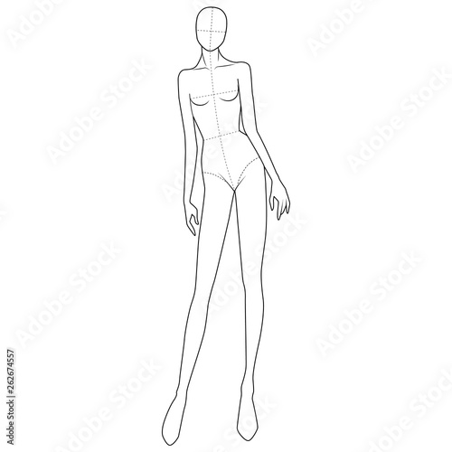 Detail Fashion Figure Template Nomer 28