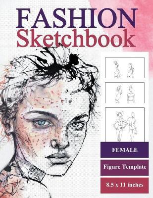 Detail Fashion Sketch Template Female Nomer 42