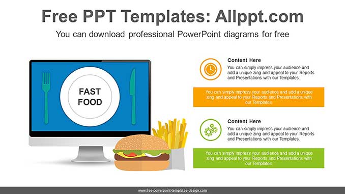 Detail Fast Food Powerpoint Presentation Template Nomer 13