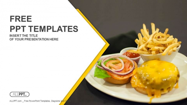 Detail Fast Food Powerpoint Presentation Template Nomer 26