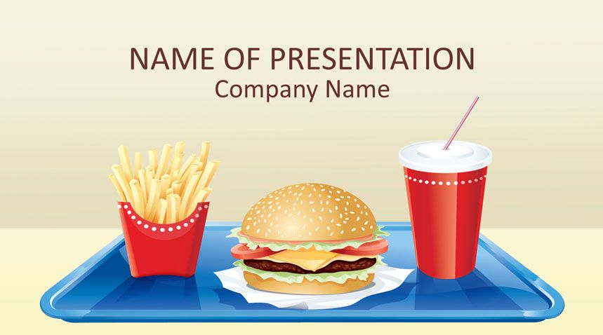 Detail Fast Food Powerpoint Presentation Template Nomer 4
