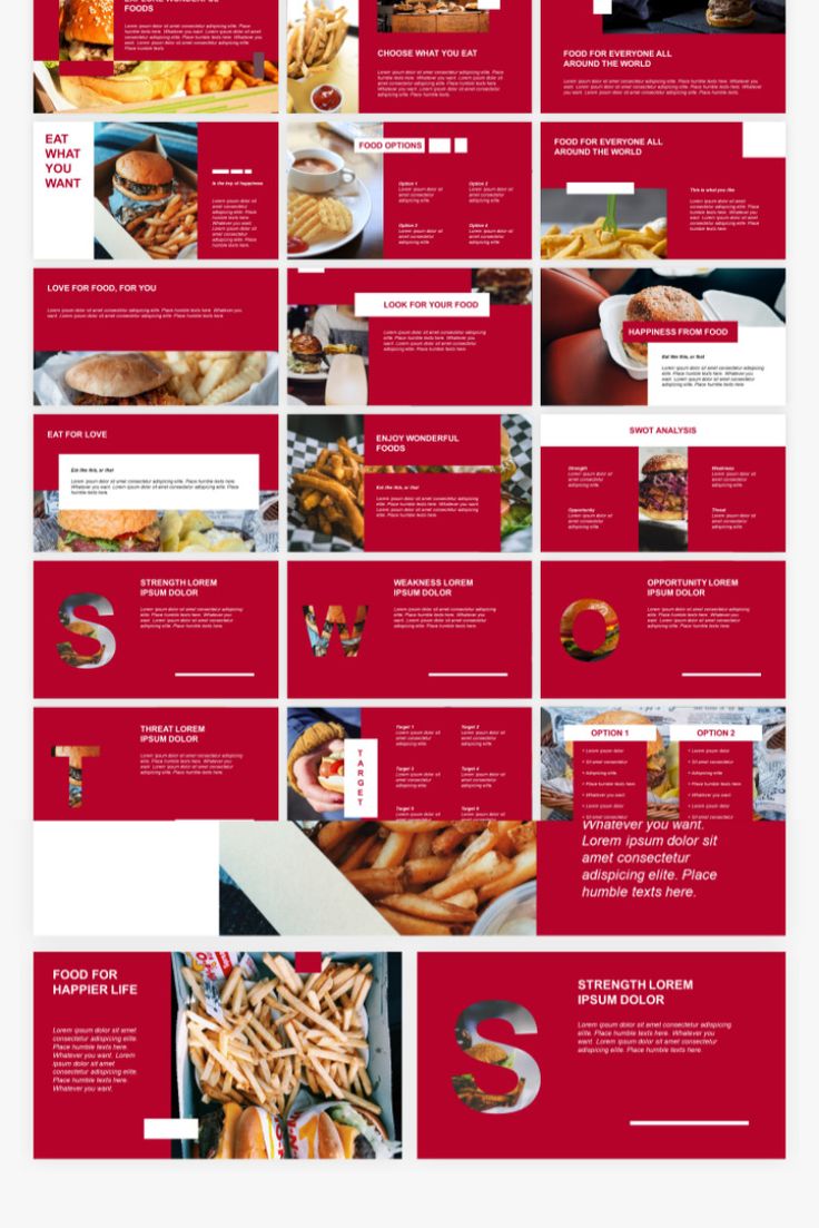 Detail Fast Food Powerpoint Presentation Template Nomer 50