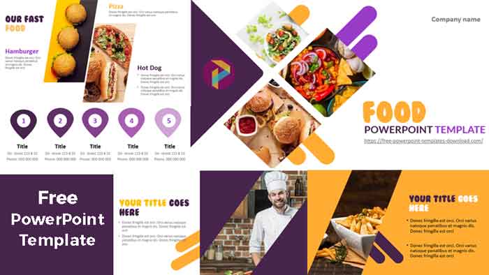 Detail Fast Food Powerpoint Presentation Template Nomer 7