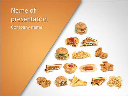 Detail Fast Food Powerpoint Presentation Template Nomer 10