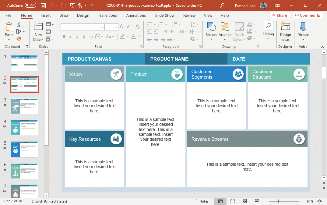 Detail Feasibility Study Presentation Ppt Template Nomer 5