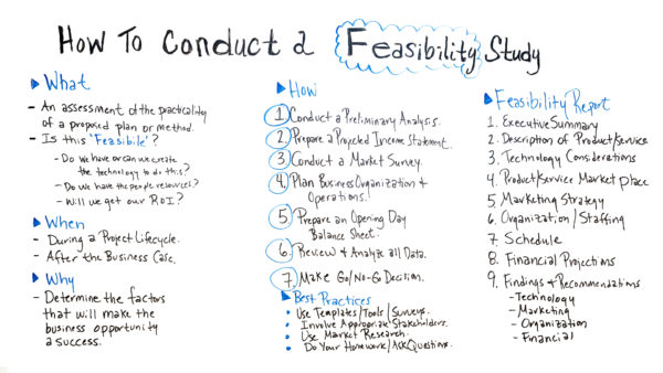 Detail Feasibility Study Template Nomer 5