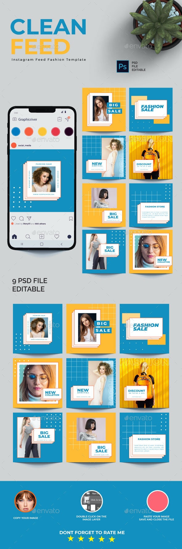 Detail Feed Ig Template Nomer 44